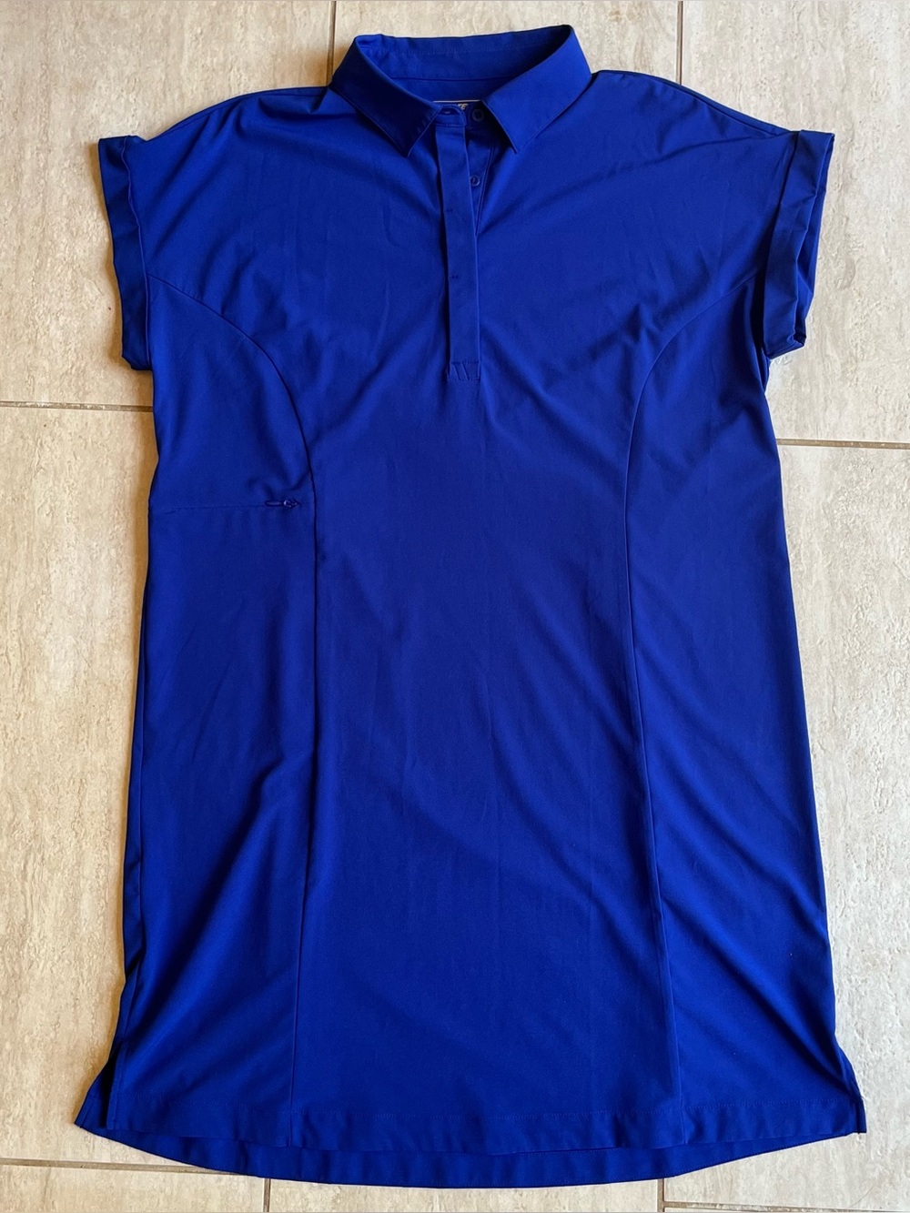 Hi-Tec Royal Blue Performance Polo Dress Size M | Golf Tennis Athleisure
